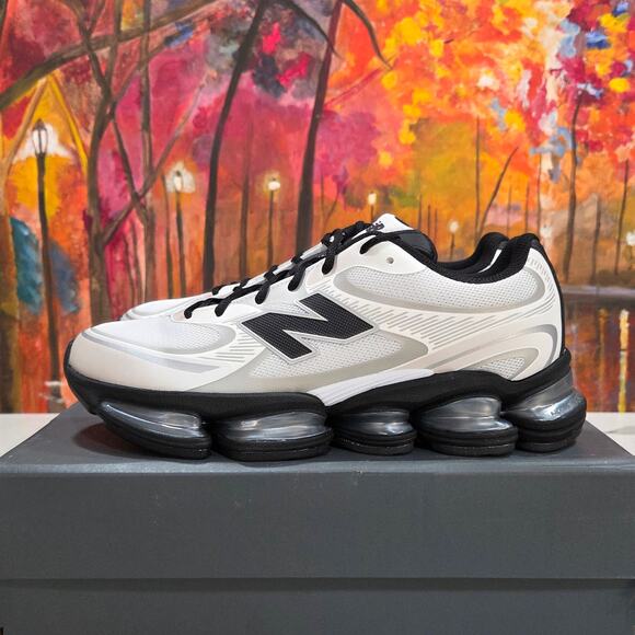 New Balance Abzorb 2000 White Black Size 10.5 Men\'s U20007TW Running Shoes